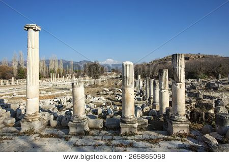 The Temple Of Aphrodite In Aphrodisias Turkey (aydin / Turkey)
