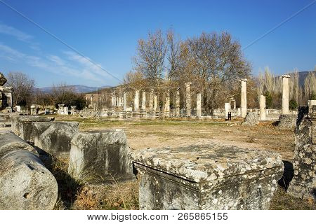 The Temple Of Aphrodite In Aphrodisias Turkey (aydin / Turkey)