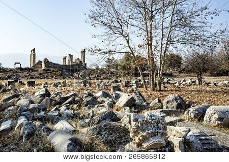 The Temple Of Aphrodite In Aphrodisias Turkey (aydin / Turkey)