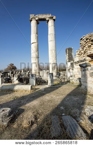 The Temple Of Aphrodite In Aphrodisias Turkey (aydin / Turkey)