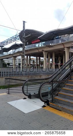 Bahia Sur Train Station, Located In San Fernando, Province Of Cádiz