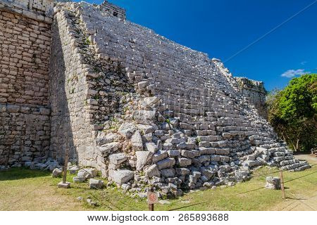 Building Called Nunnery Edificio De Las Monjas In The Ancient Mayan City Chichen Itza, Mexico