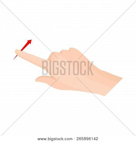 Vector Illustration Of Touchscreen And Hand Icon. Set Of Touchscreen And Touch Vector Icon For Stock