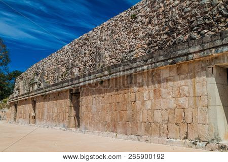 Nuns Quadrangle Cuadrangulo De Las Monjas Building Complex At The Ruins Of The Ancient Mayan City Ux