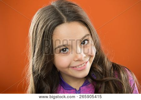 Teaching Child Healthy Hair Care Habits. Strong Hair Concept. Melanin Substance Give Pigment. Person