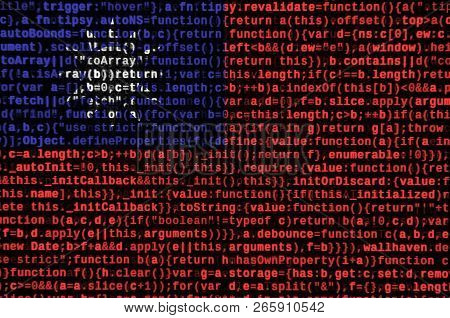 Taiwan Flag  Is Depicted On The Screen With The Program Code. The Concept Of Modern Technology And S