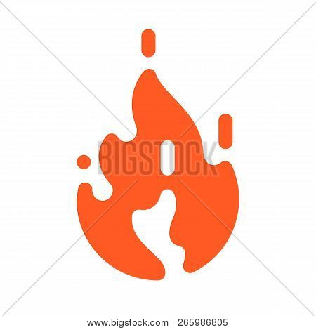 Fire Flames With Sparks, New Orange Icon