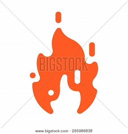 Fire Flames With Sparks, New Orange Icon