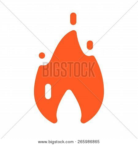 Fire Flames With Sparks, New Orange Icon