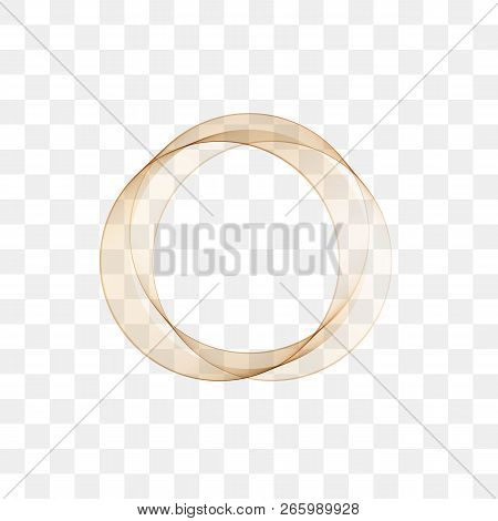 Abstract Circle Background, Vector Illustration.golden Abstract Vector Circle