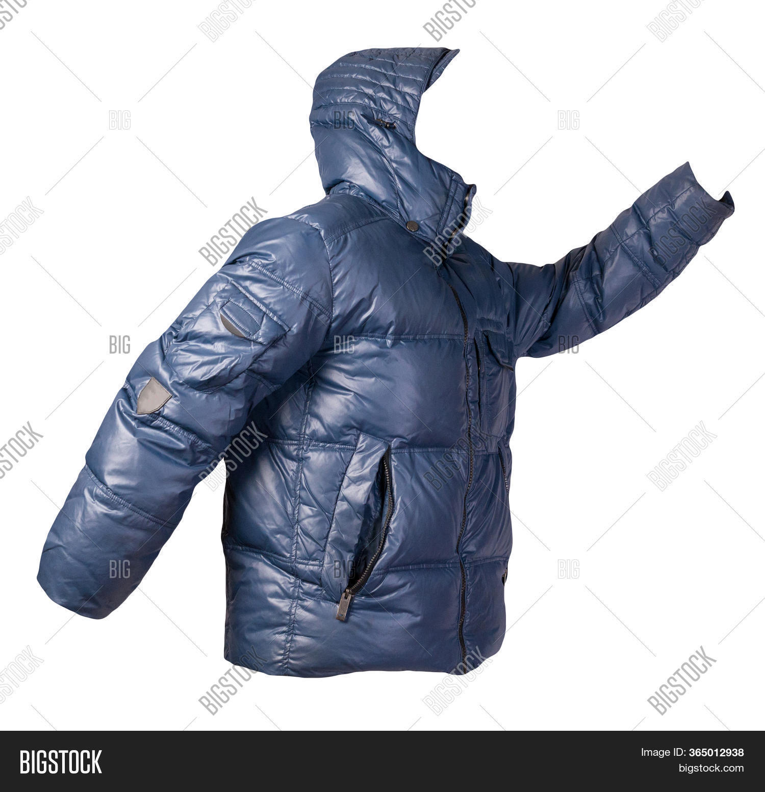 Men's Blue Jacket Hood Image & Photo (Free Trial) Bigstock