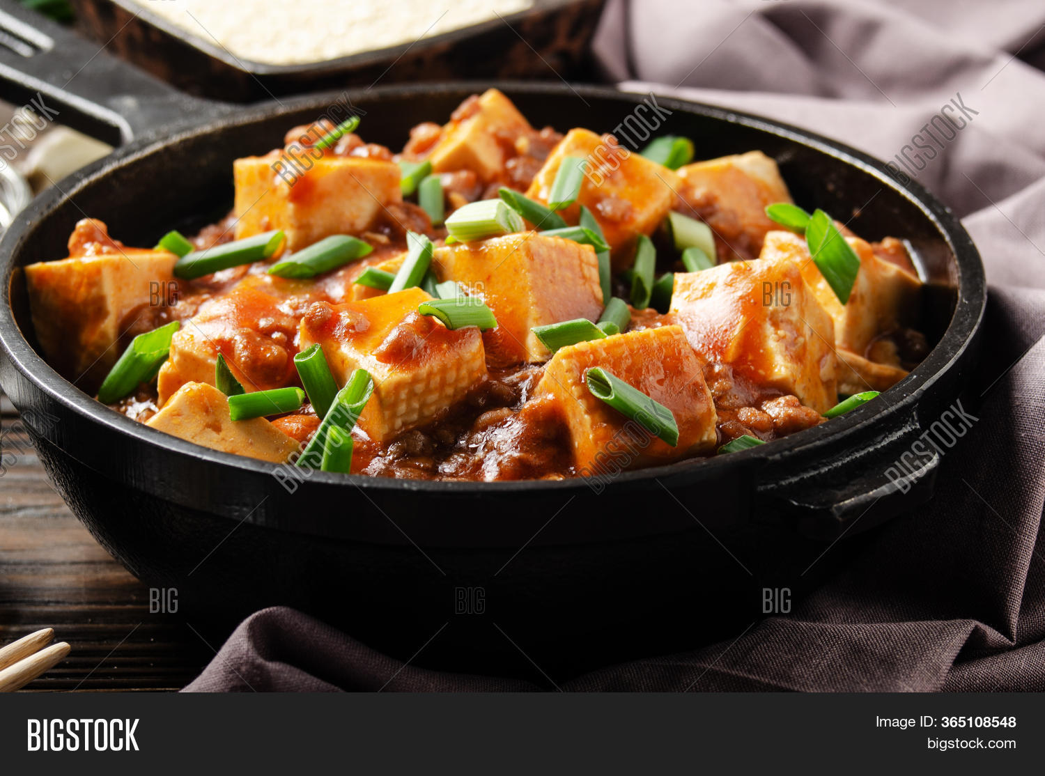 Mapo Tofu Cast Iron Image & Photo (Free Trial) Bigstock