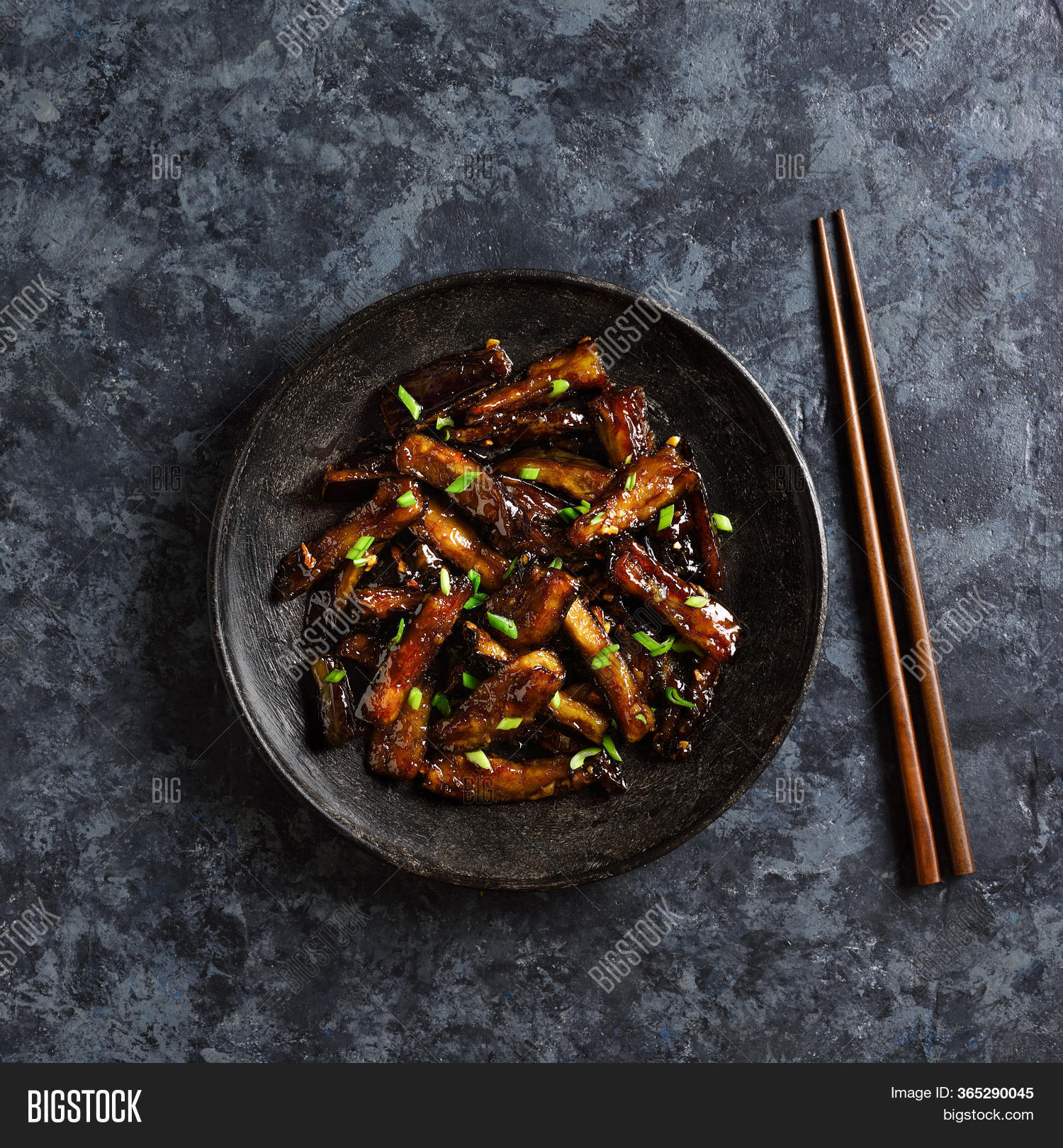 Fried Aubergine Korean Image & Photo (Free Trial) Bigstock