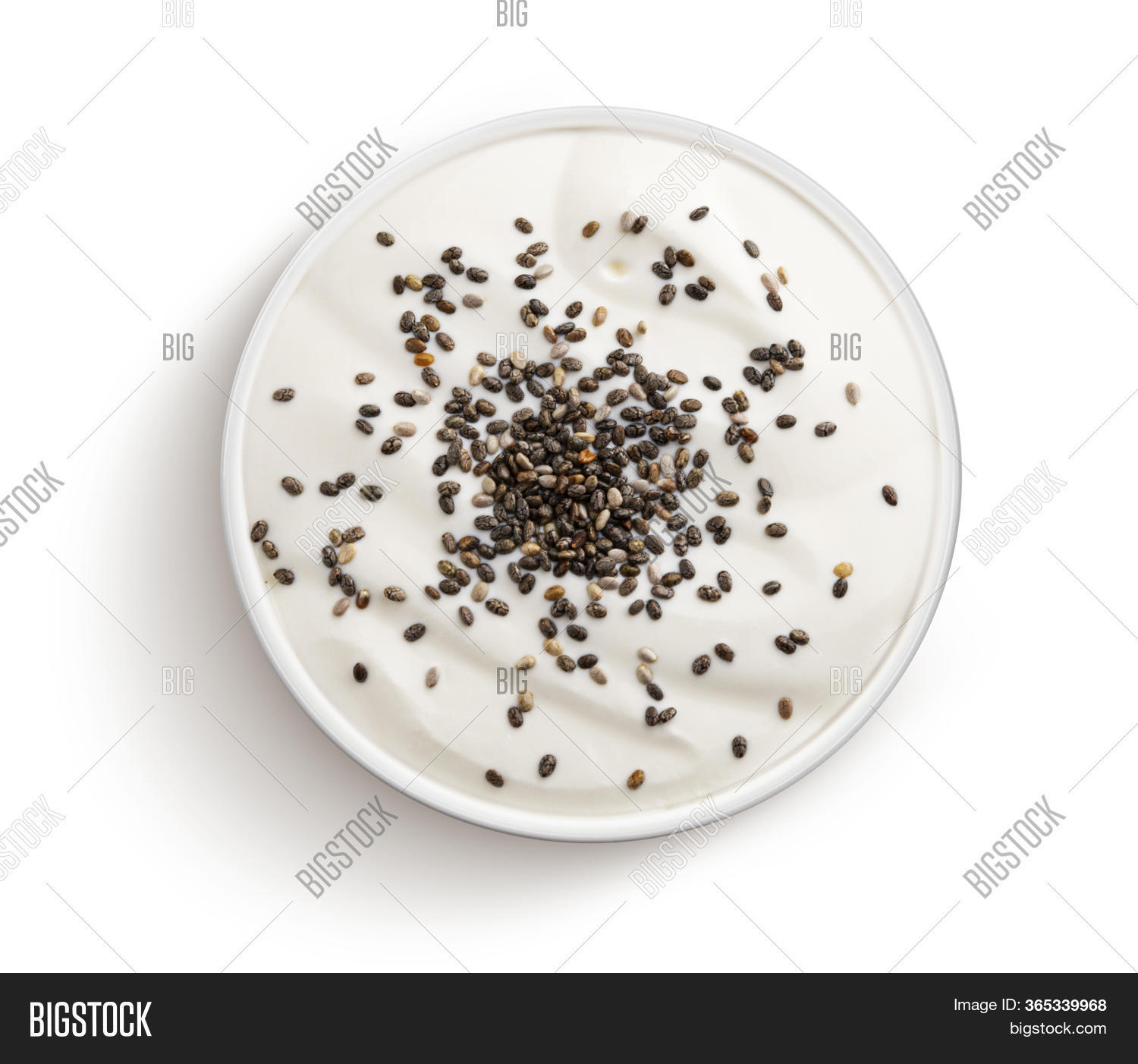 Yogurt Chia Seeds Image & Photo (Free Trial) Bigstock