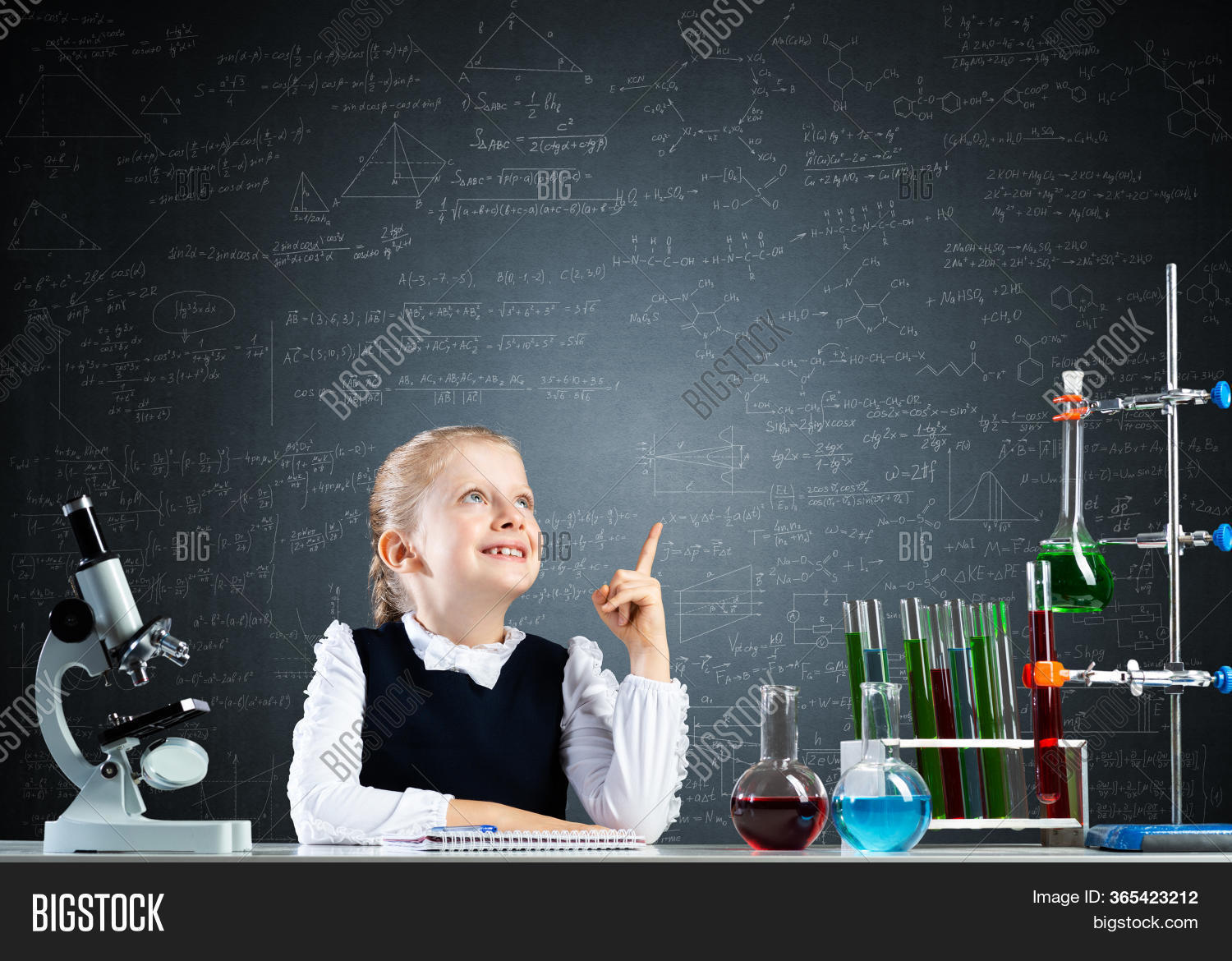 Little Girl Scientist Image & Photo (Free Trial) Bigstock