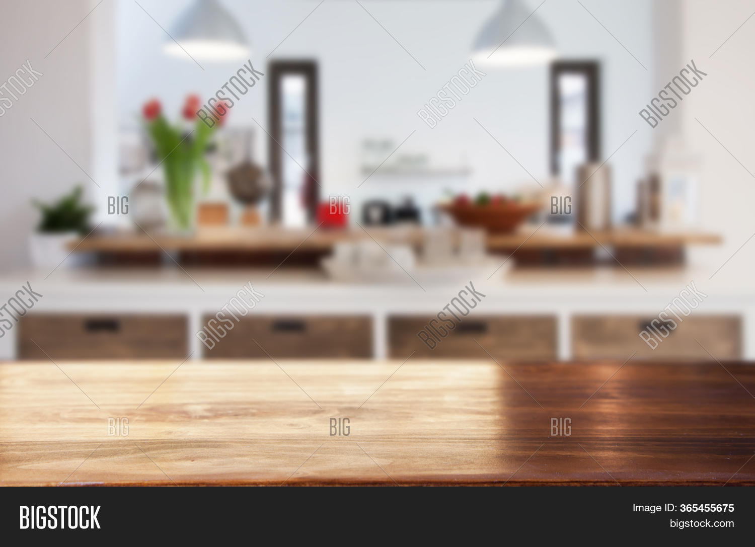 Blurred Kitchen Image & Photo (Free Trial) Bigstock