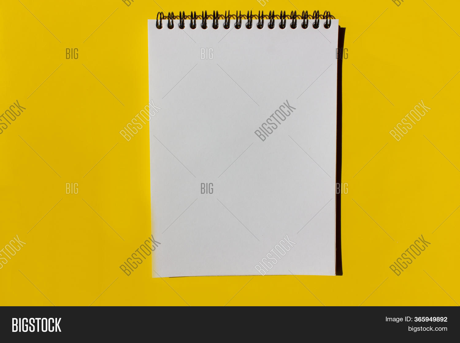 Blank White Notebook Image & Photo (Free Trial) | Bigstock