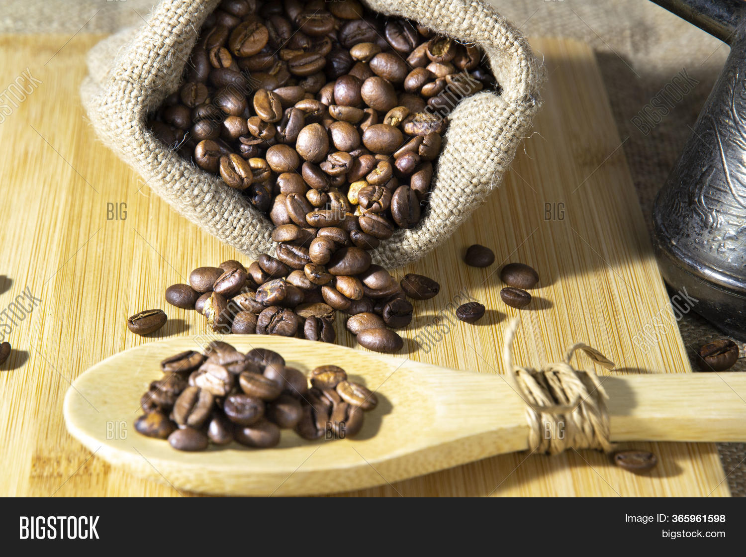 Coffee Beans Bag Image & Photo (Free Trial) Bigstock