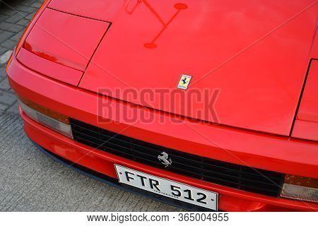 Quezon City, Ph - Apr 13 - Ferrari Testarossa At Rev Up Car Show On April 13, 2019 In Quezon City, P