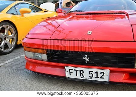 Quezon City, Ph - Apr 13 - Ferrari Testarossa At Rev Up Car Show On April 13, 2019 In Quezon City, P