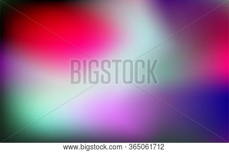 Abstract Color Vector Banner. Blurred Gradient Background. Pink, Blue, Purple Smooth Spots. Liquid S