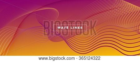 Abstract Flow Pattern. Business Geometric Concept. Fluid Shapes Texture. Orange Flow Pattern. Vector