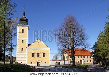 MARIJA GORICA, CROATIA - OCTOBER 02, 2012: Church of the Visitation of the Virgin Mary in Marija Gorica, Croatia