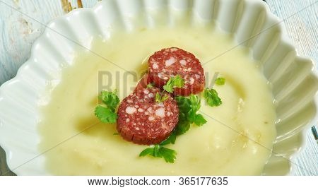Potage Dubarry With Crisp Chorizo