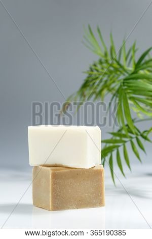 Two Bars Of Natural Dish Washing Solid Soap
