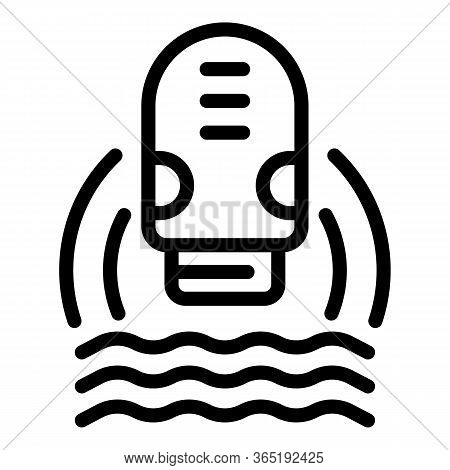 Electroepilator Icon. Outline Electroepilator Vector Icon For Web Design Isolated On White Backgroun