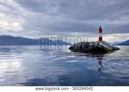 Les Eclaireurs Lighthouse, In The Beagle Channel, Near Ushuaia, Argentina