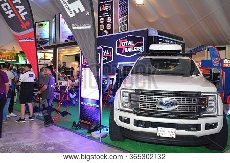 Pasay, Ph - Apr 7 - Ford F350 Super Duty Pick Up At Manila International Auto Show On April 7, 2019 