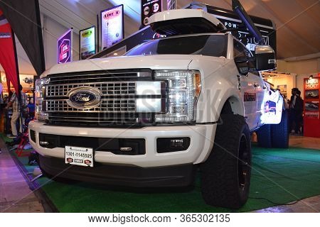 Pasay, Ph - Apr 7 - Ford F350 Super Duty Pick Up At Manila International Auto Show On April 7, 2019 