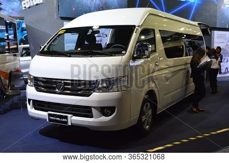 Pasay, Ph - Apr 7 - Foton Traveller Van At Manila International Auto Show On April 7, 2019 In Pasay,