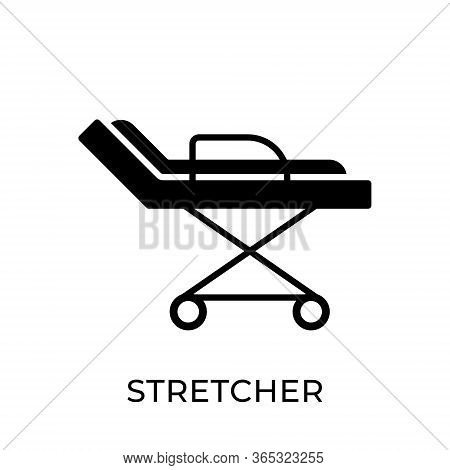 Stretcher. Stretcher icon. Stretcher vector. Stretcher icon vector. Stretchers illustration template. Stretcher logo design. Medical Stretcher vector icons. Stretchers vector icon flat design for web icons, logo, sign, symbol, app, UI.