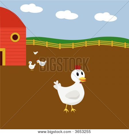 ไก่ในฟาร์ม