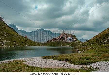 A Cloudy Summer Day In The Carnic Alps In Friuli Venezia-giulia, Italy