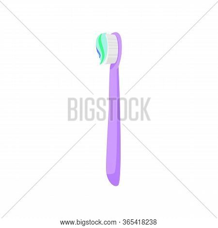 Toothbrush Illustration. Tooth Brush, Plastic, Paste. Dental Care Concept. Can Be Used For Topics Li