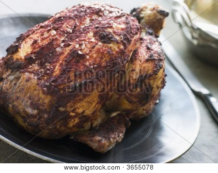 Stegt Tandoori kylling fyldt med Keema