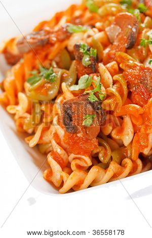 Pasta med grönsaker