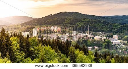 Tanvald - Small Mountain Town In Jizera Mountains, Czech Republic