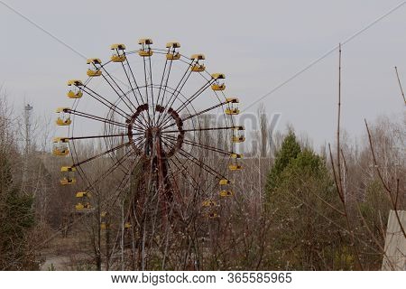 Ghost Town Pripyat In Chernobyl, Ferris Wheel