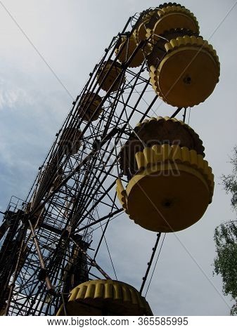 Ghost Town Pripyat In Chernobyl, Ferris Wheel