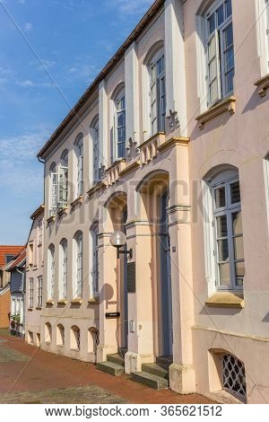 Schleswig, Germany - June 25, 2019: Historic House At The Rathausmarkt Square In Schleswig, Germany