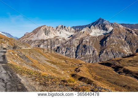 Le Fornet Mountains Near Val Disere, France - Captured From Col De Liseran Road.