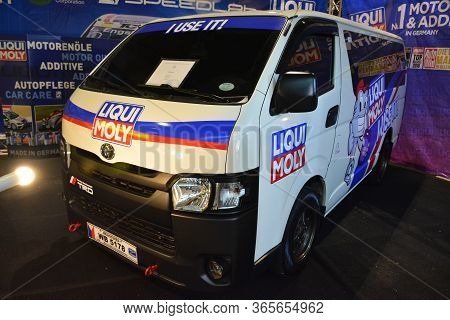 Pasay, Ph - Nov 30 - Nissan Urvan Van At Manila Auto Salon Car Show On November 30, 2018 In Pasay, P