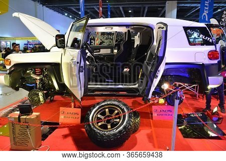Pasay, Ph - Nov 30 - Toyota Fj Cruiser At Manila Auto Salon Car Show On November 30, 2018 In Pasay, 