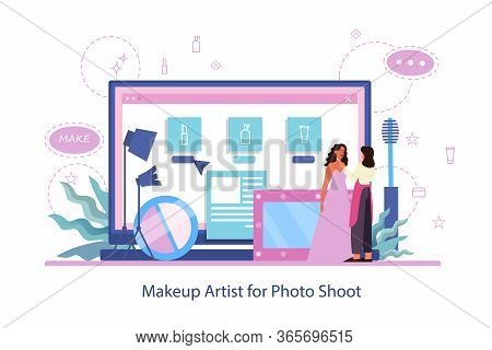 Make Up Online Service. Make Up Artist Web Site