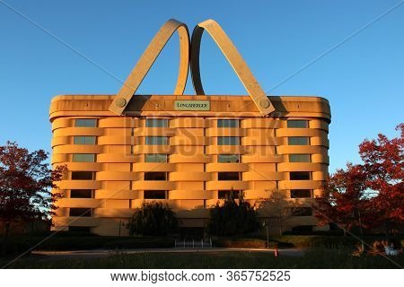 Newark, Ohio-usa October 28, 2019:the Longaberger Company Was An American Manufacturer And Distribut