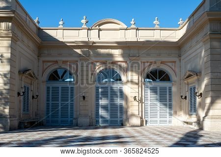 Rome, Italy -january 11, 2019: The Coffee House In The Garden Of The Quirinale Palace